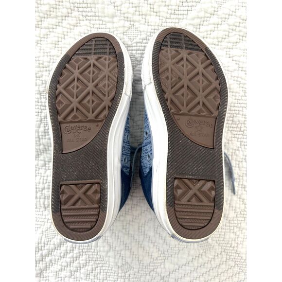 Converse Kids Unisex CHUCK TAYLOR ALL STAR HIGH STREET-SLIP, NAVY/GLACIER - Picture 4 of 6